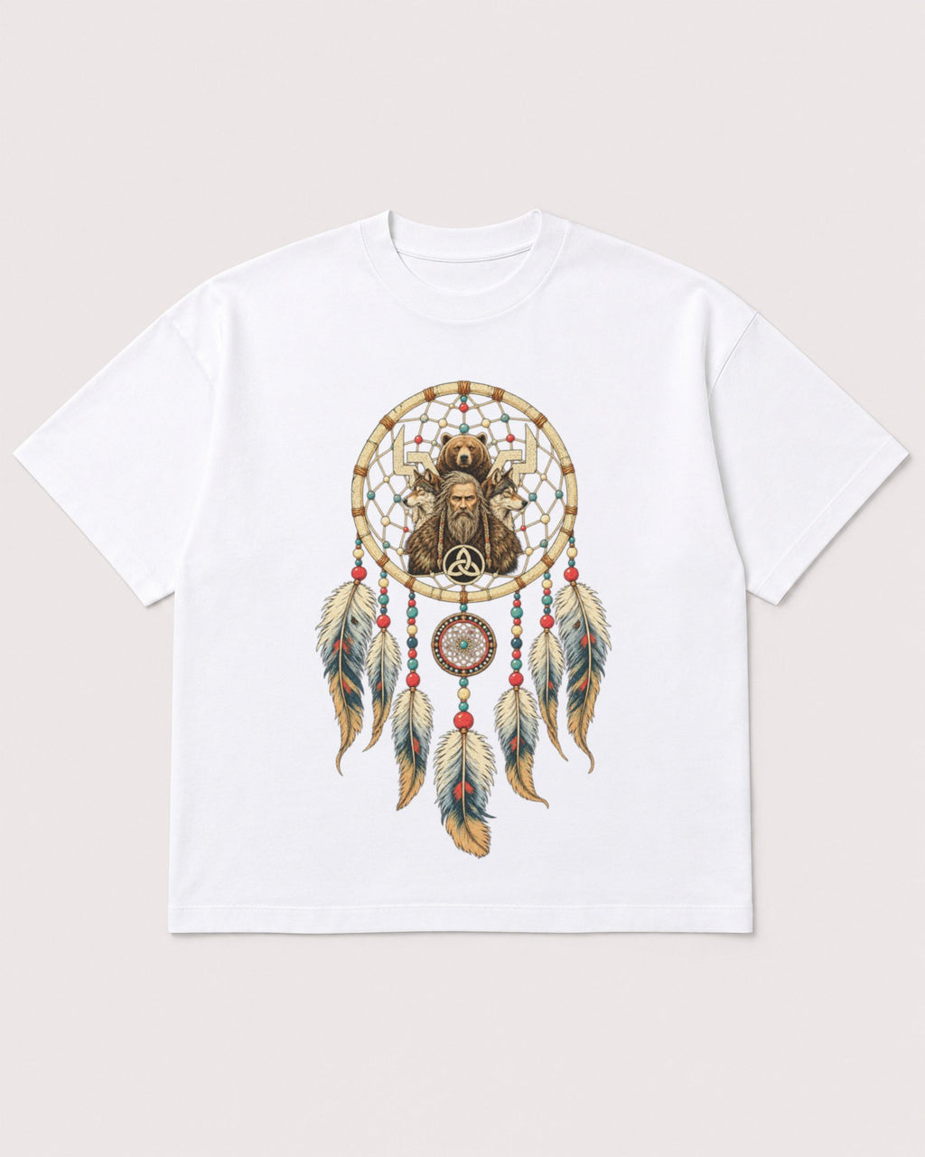 Mockup Boxy Heavyweight Tee White product