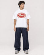 Mockup Boxy Heavyweight Tee White male full-body 06