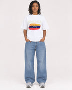 Mockup Boxy Heavyweight Tee White female full-body 15
