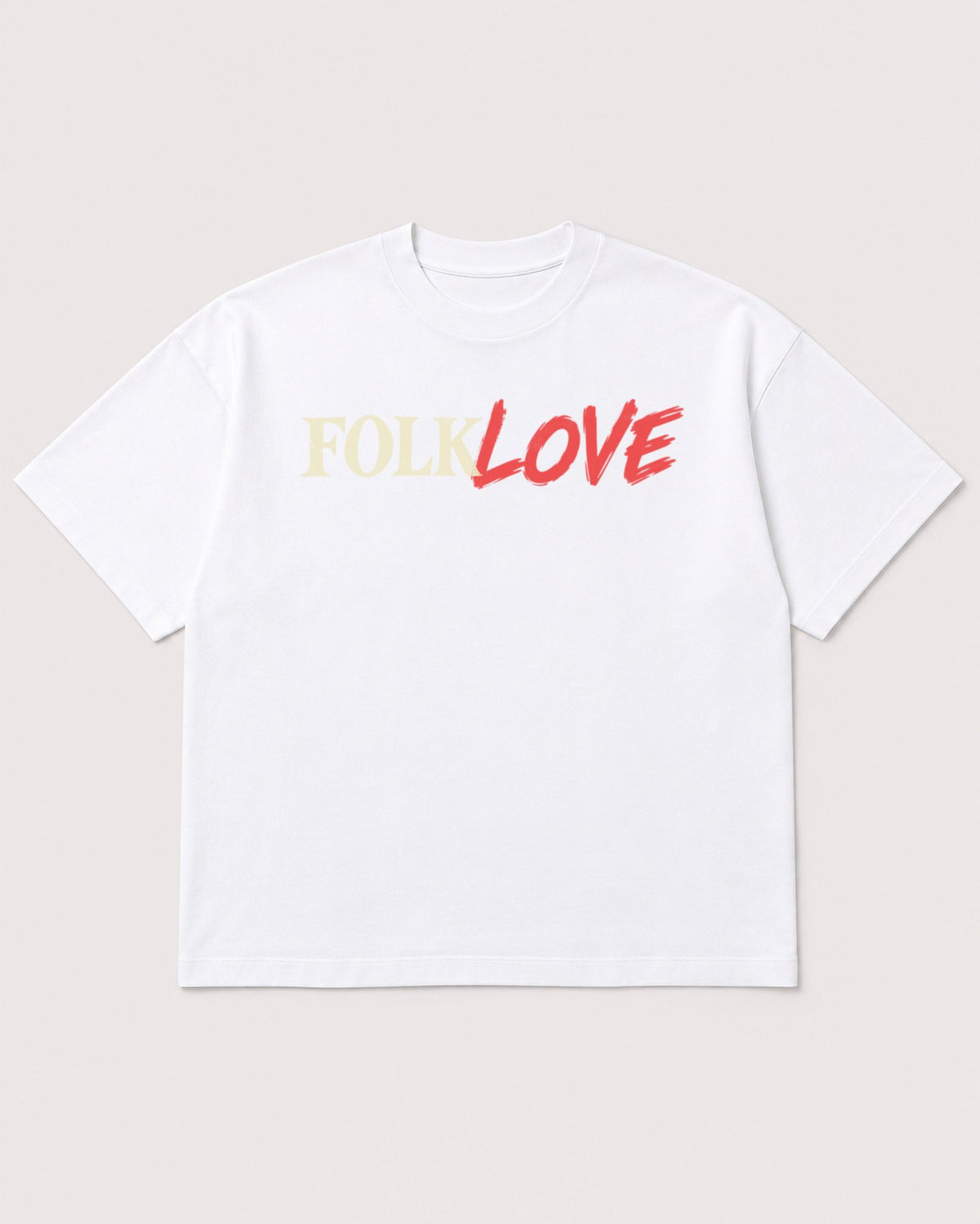 Mockup Boxy Heavyweight Tee White product