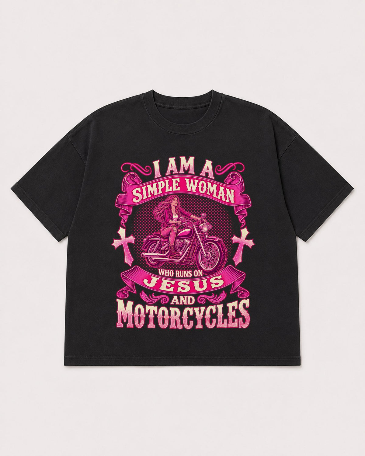 Mockup Boxy Heavyweight Tee Black product