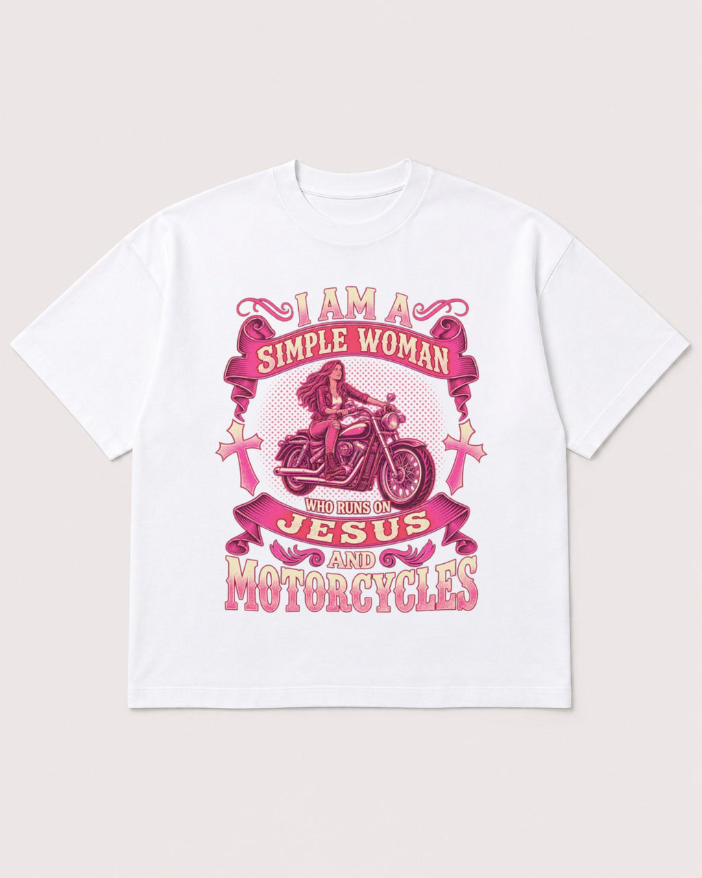 Mockup Boxy Heavyweight Tee White product