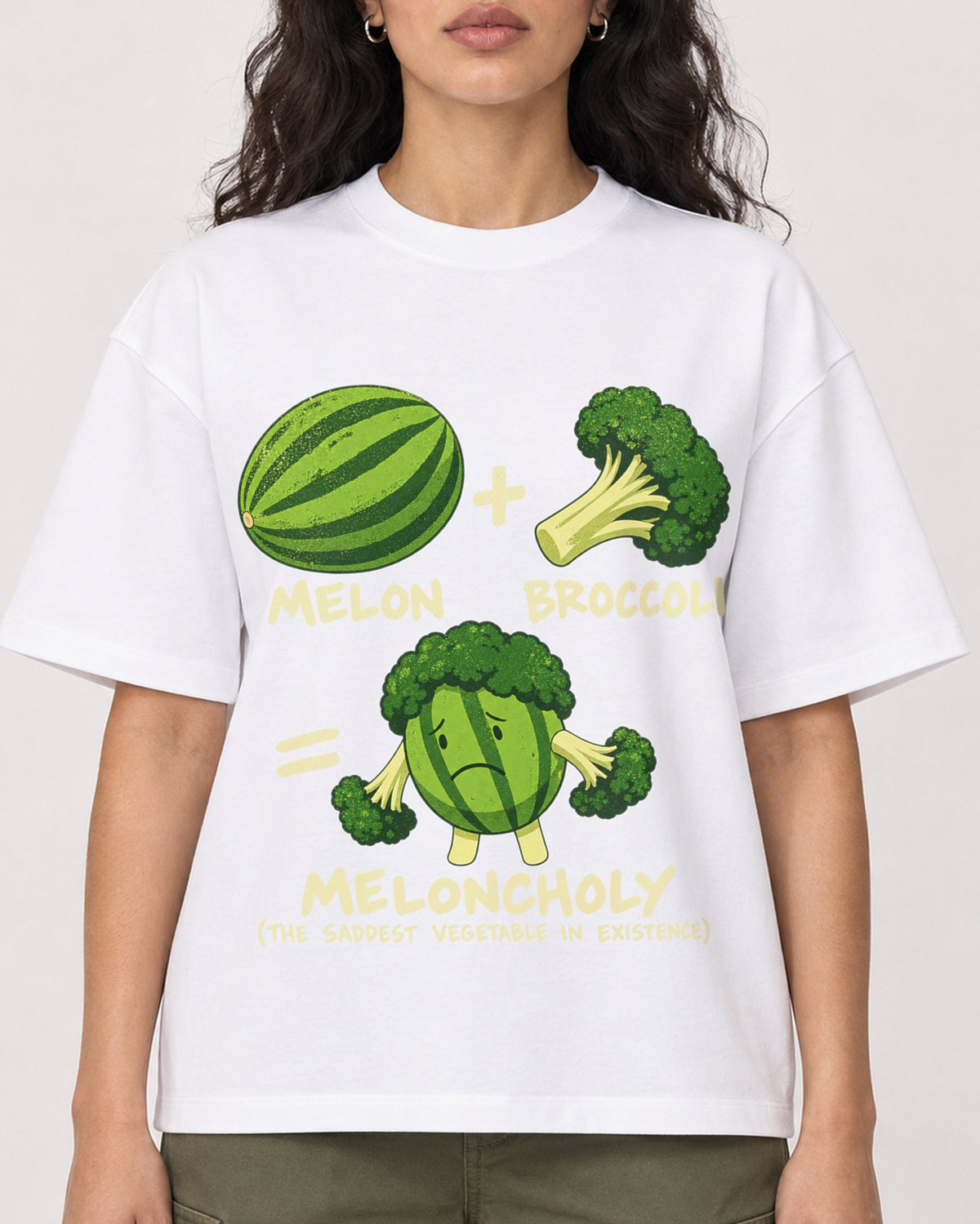 Mockup Boxy Heavyweight Tee White female close-up 07