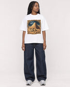 Mockup Boxy Heavyweight Tee White female full-body 04