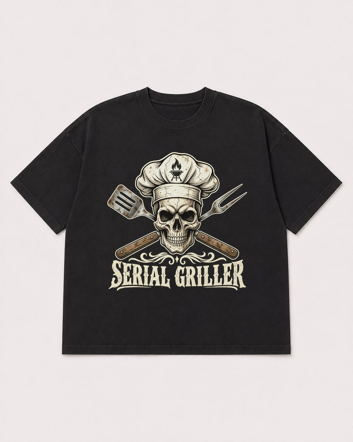 Mockup Boxy Heavyweight Tee Black product