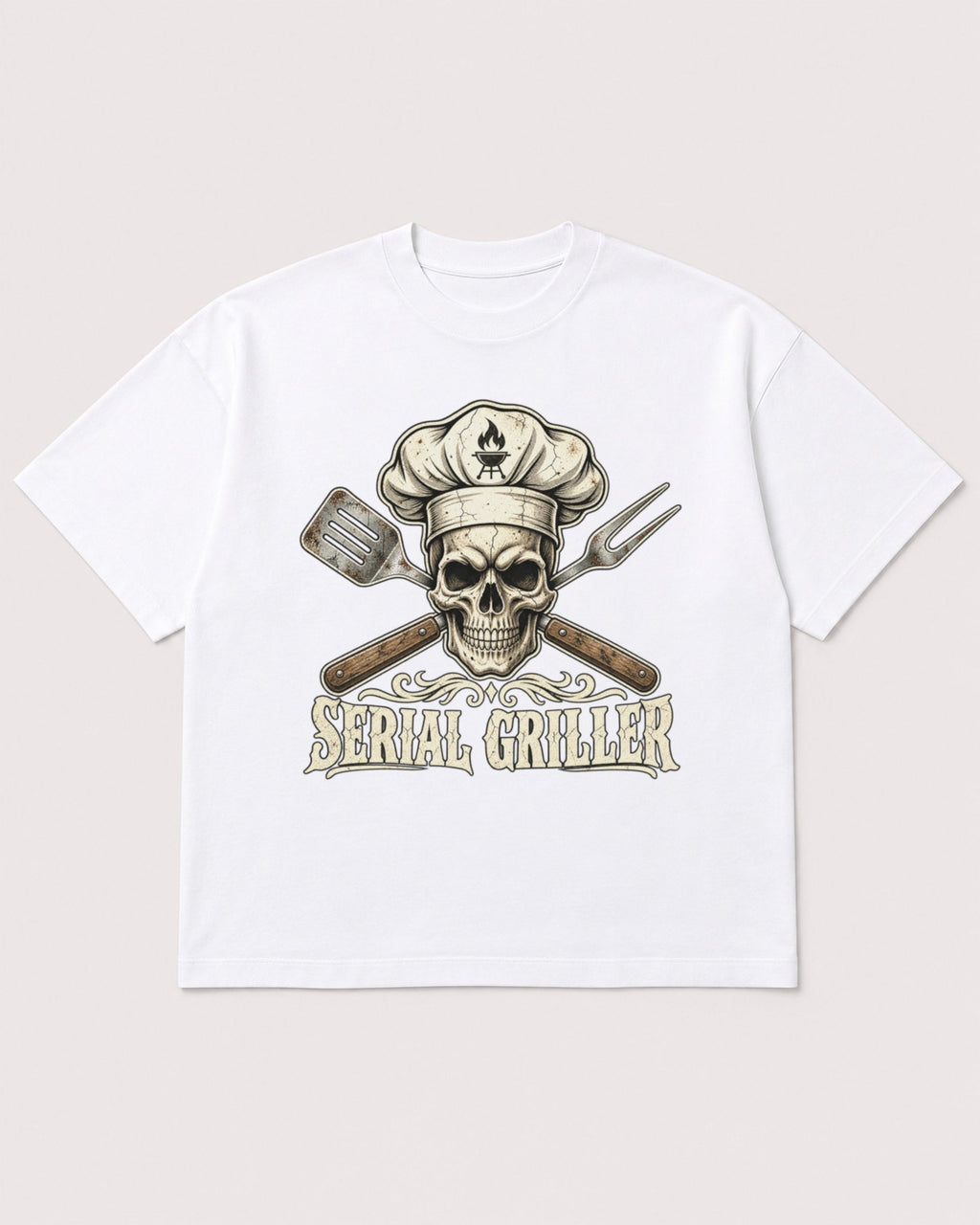 Mockup Boxy Heavyweight Tee White product