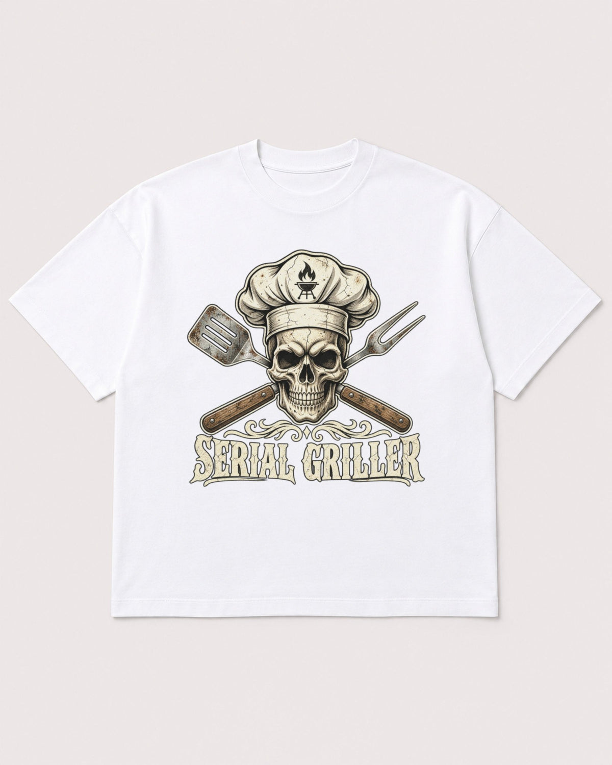 Mockup Boxy Heavyweight Tee White product