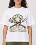 Mockup Boxy Heavyweight Tee White female close-up 07