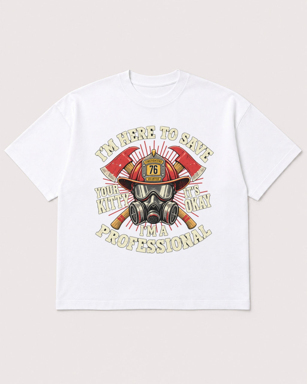 Mockup Boxy Heavyweight Tee White product