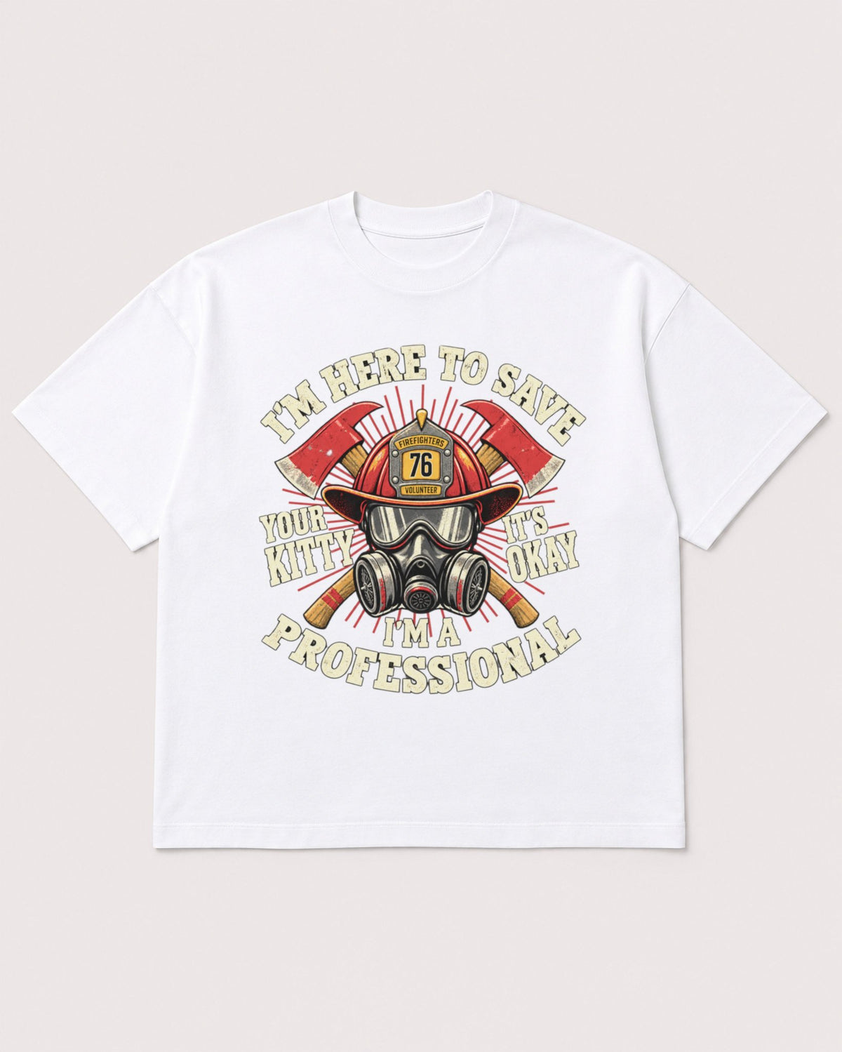 Mockup Boxy Heavyweight Tee White product