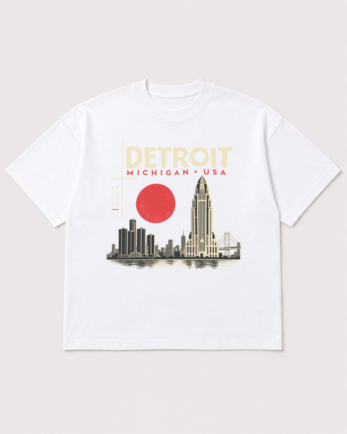 Mockup Boxy Heavyweight Tee White product