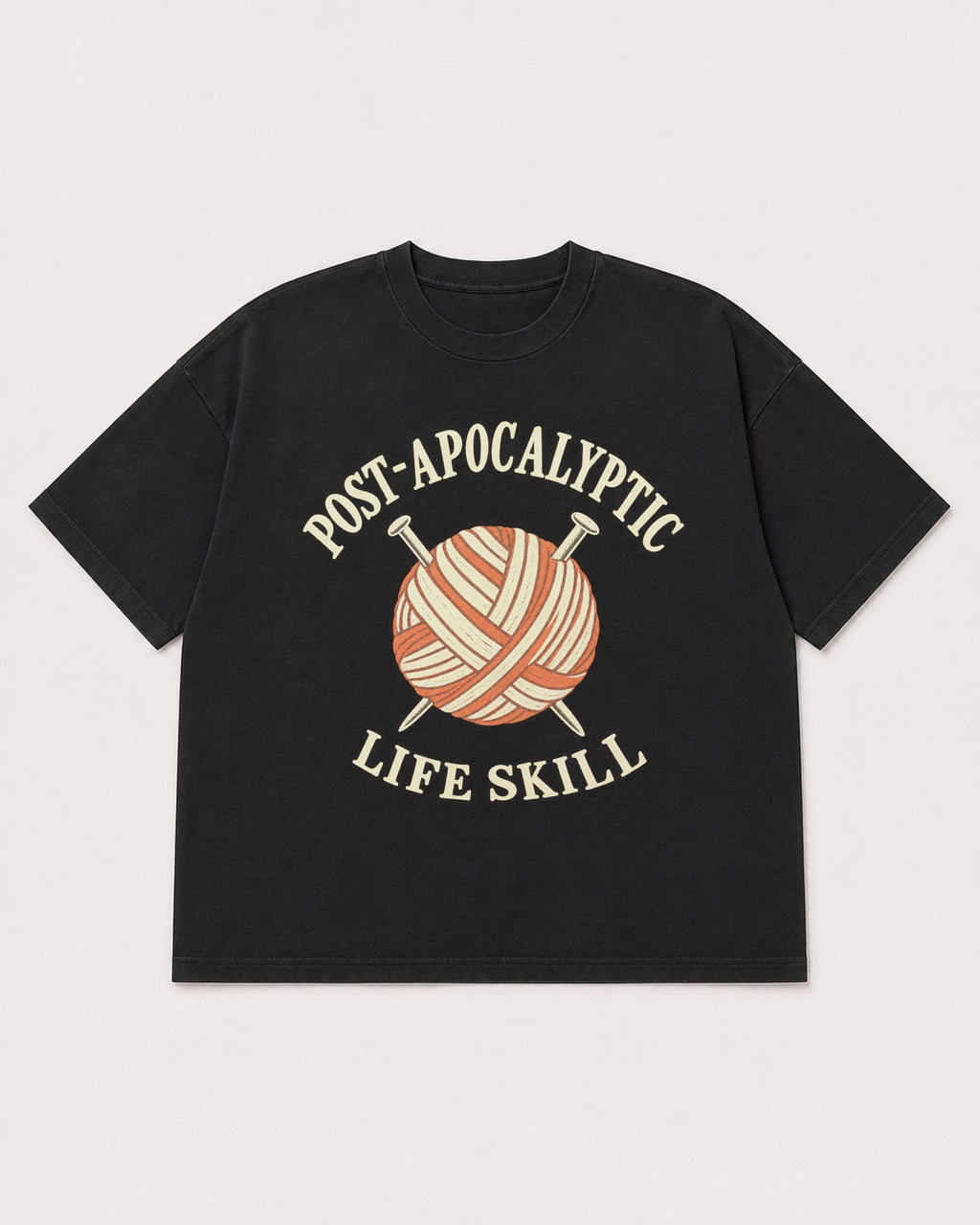 Mockup Boxy Heavyweight Tee Black product