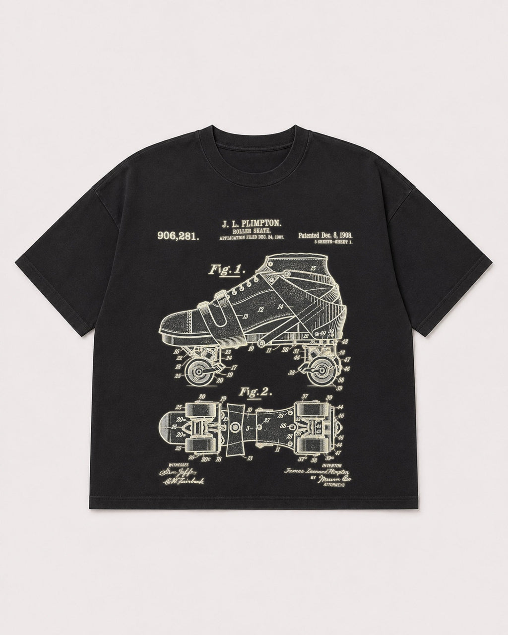 Mockup Boxy Heavyweight Tee Black product