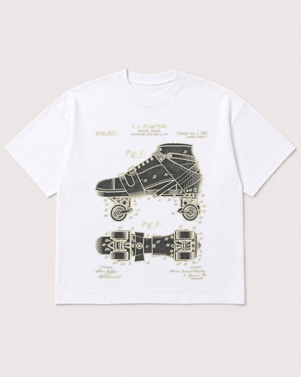 Mockup Boxy Heavyweight Tee White product