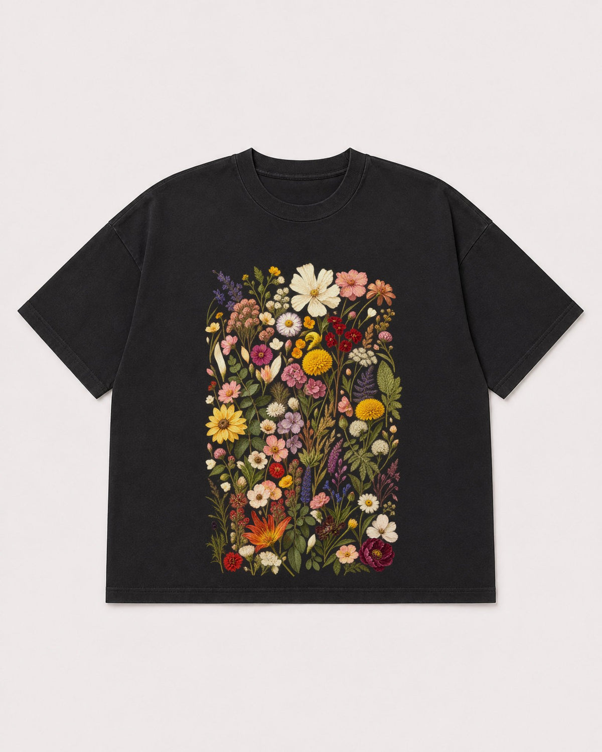 Mockup Boxy Heavyweight Tee Black product