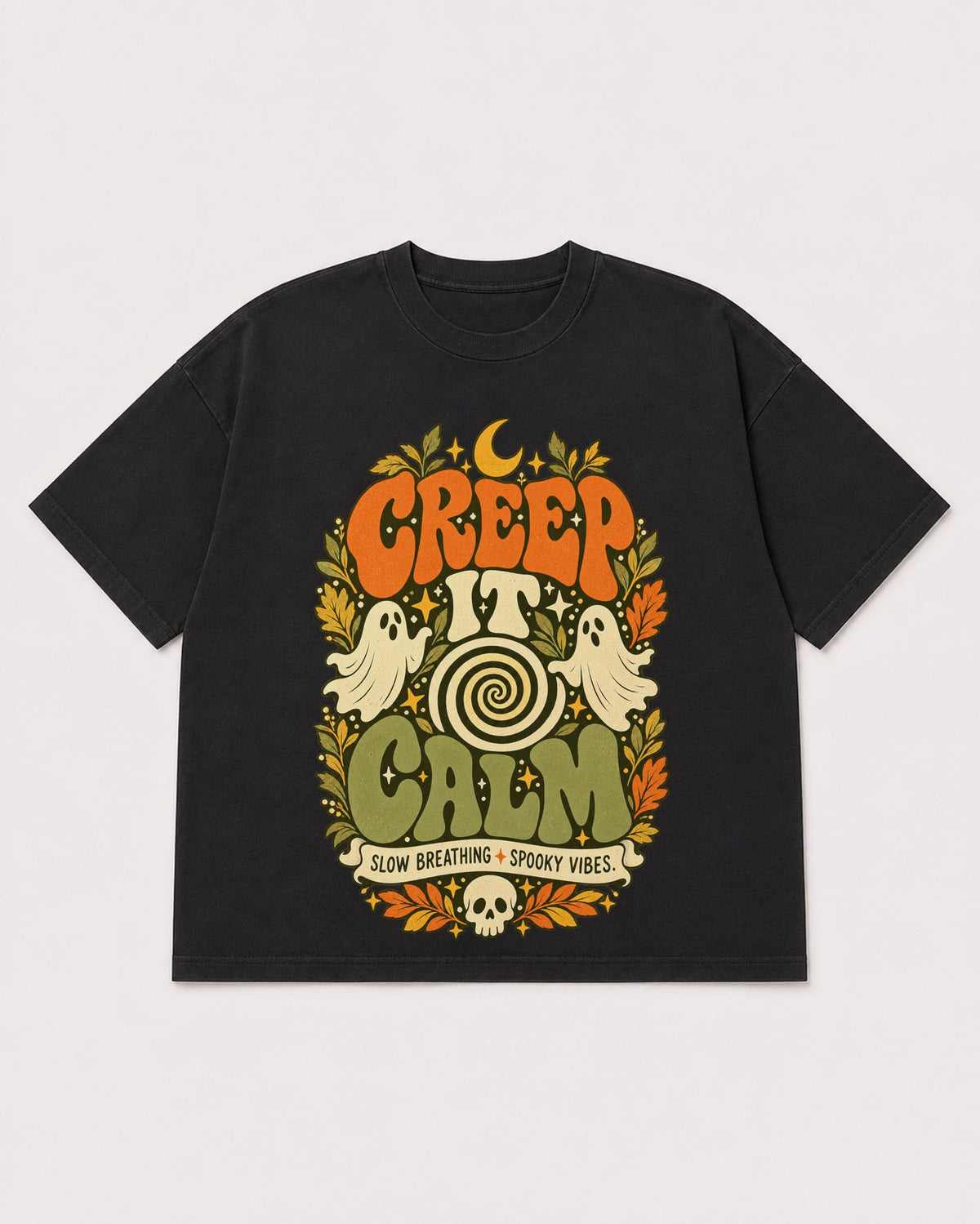 Mockup Boxy Heavyweight Tee Black product