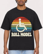 Mockup Boxy Heavyweight Tee Black male close-up 05