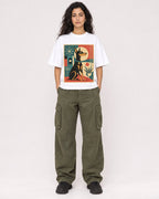 Mockup Boxy Heavyweight Tee White female full-body 07