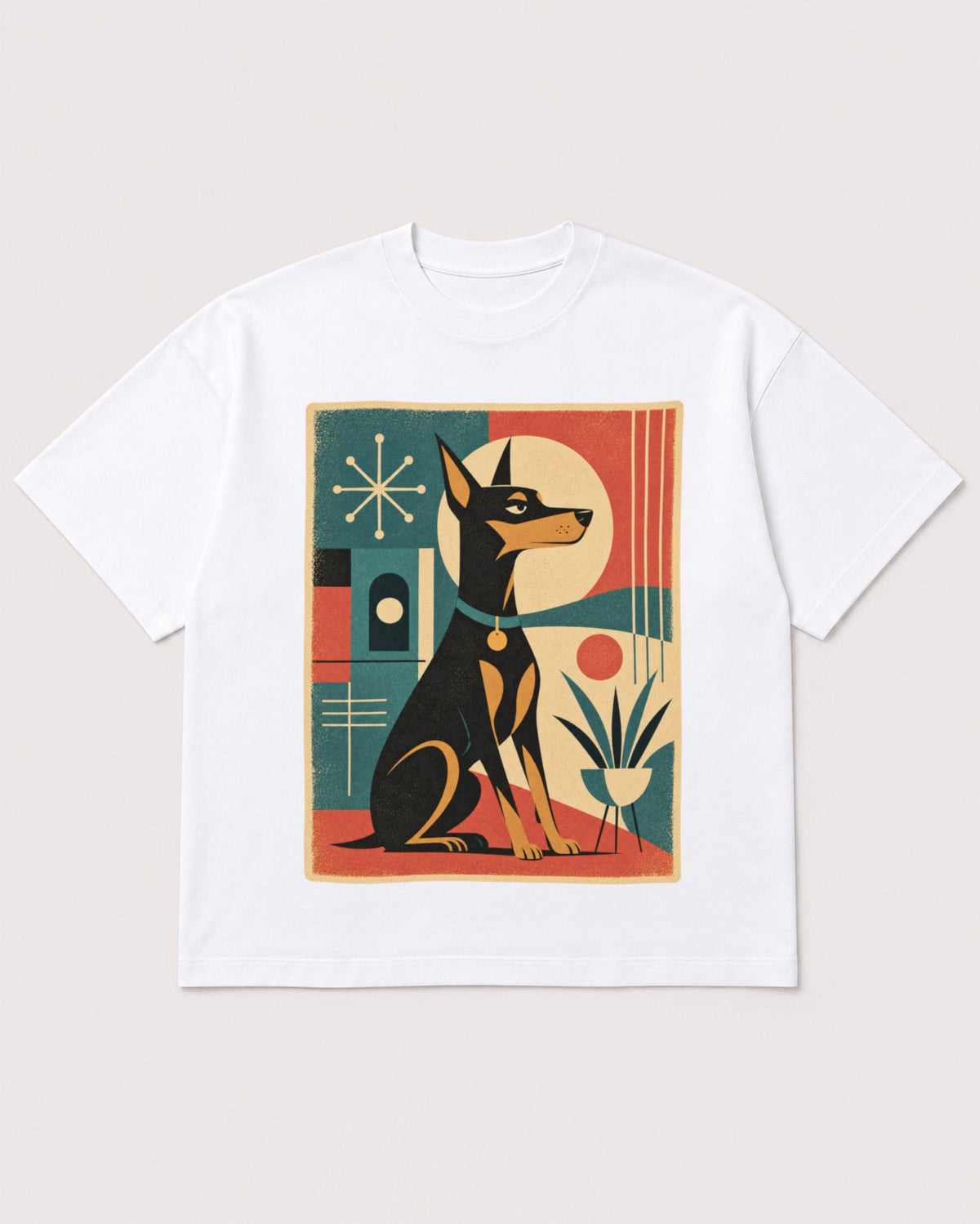 Mockup Boxy Heavyweight Tee White product
