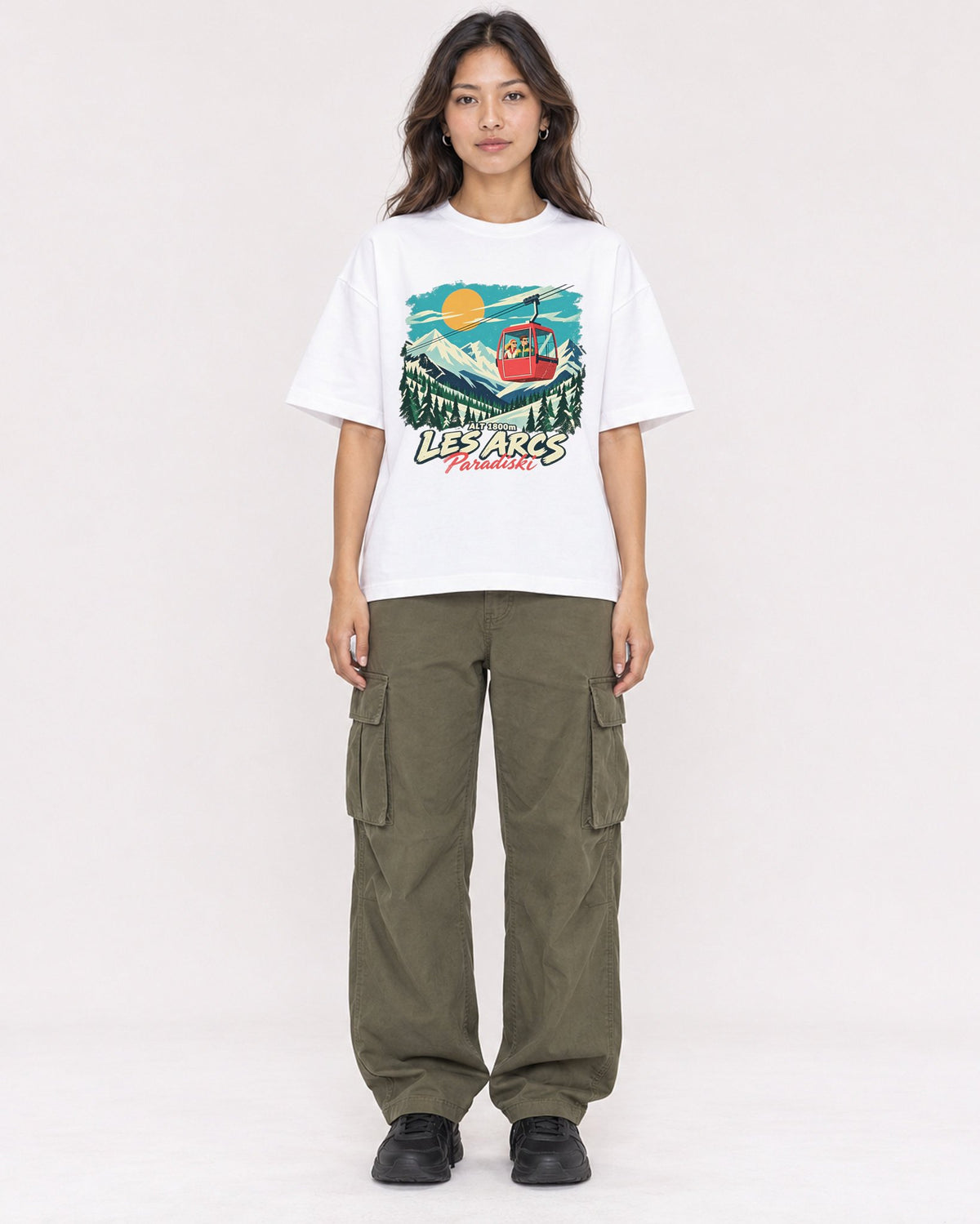 Mockup Boxy Heavyweight Tee White female full-body 02