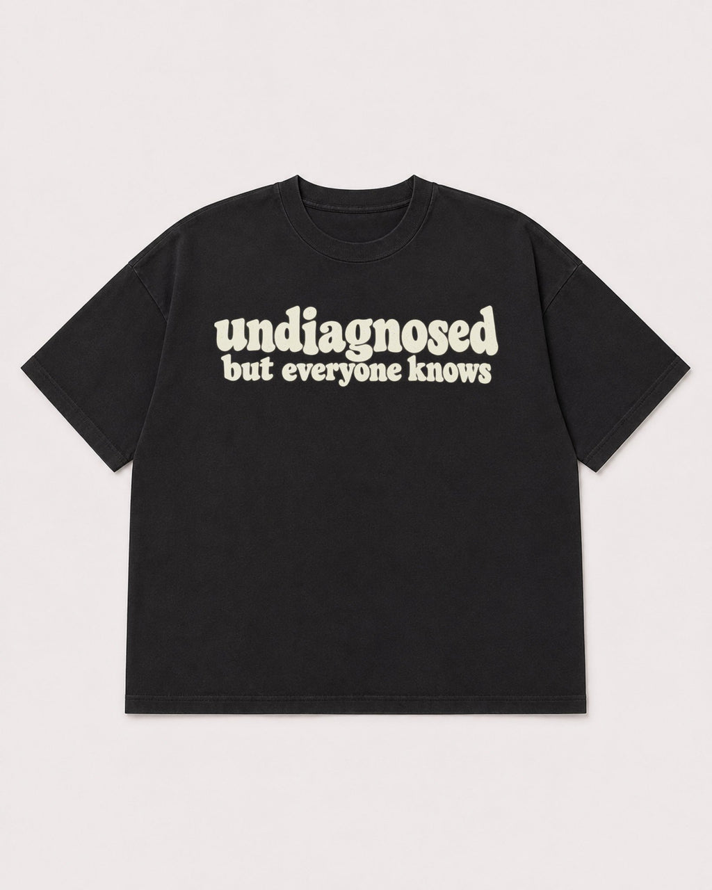 Mockup Boxy Heavyweight Tee Black product