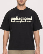 Mockup Boxy Heavyweight Tee Black male close-up 08