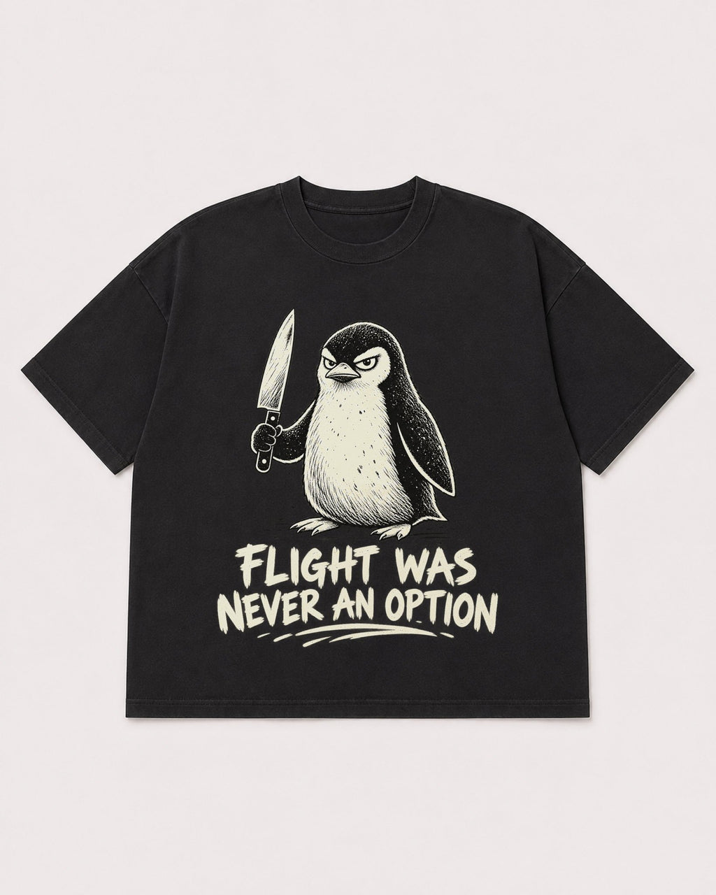 Mockup Boxy Heavyweight Tee Black product