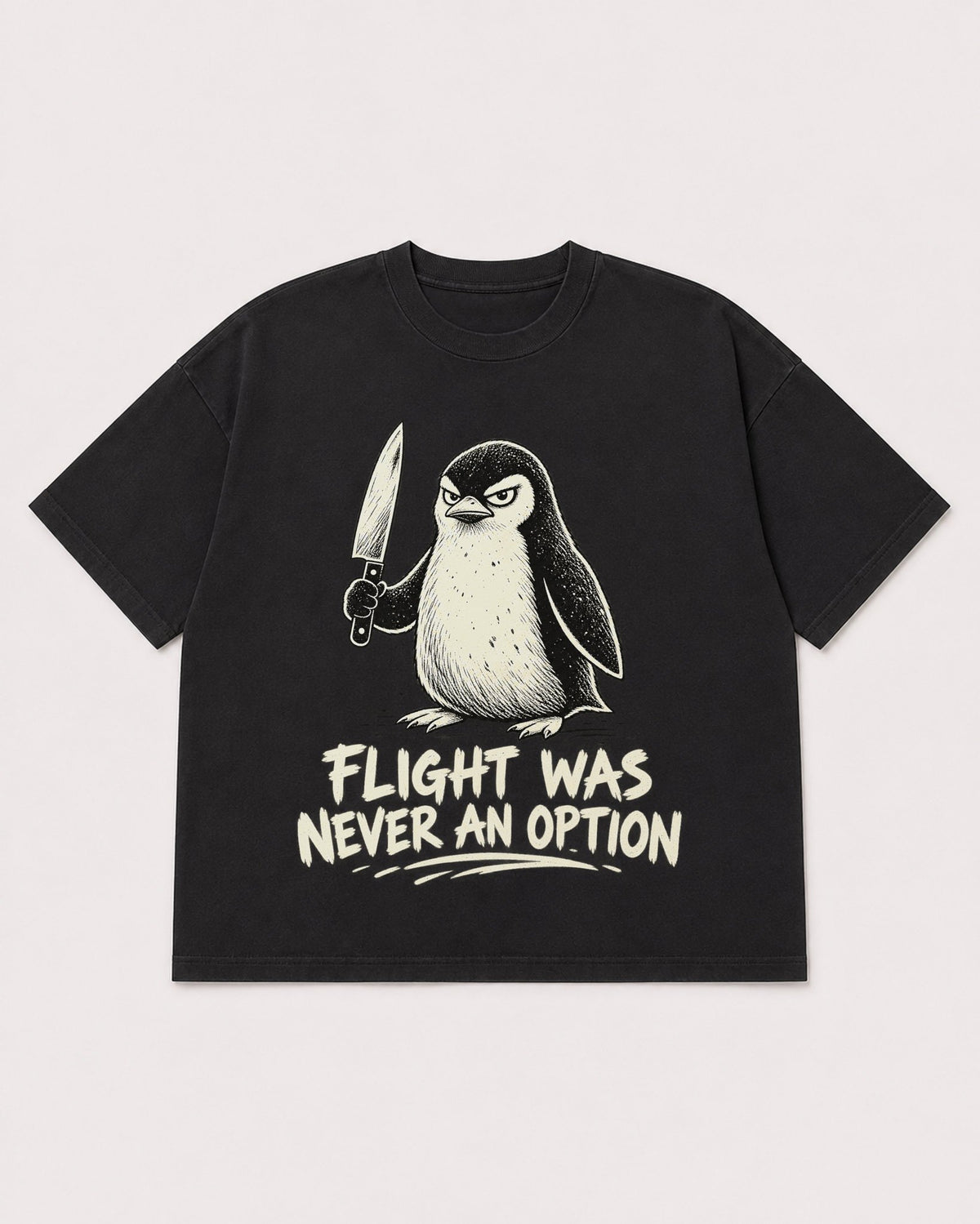 Mockup Boxy Heavyweight Tee Black product