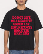 Mockup Boxy Heavyweight Tee Black male close-up 26