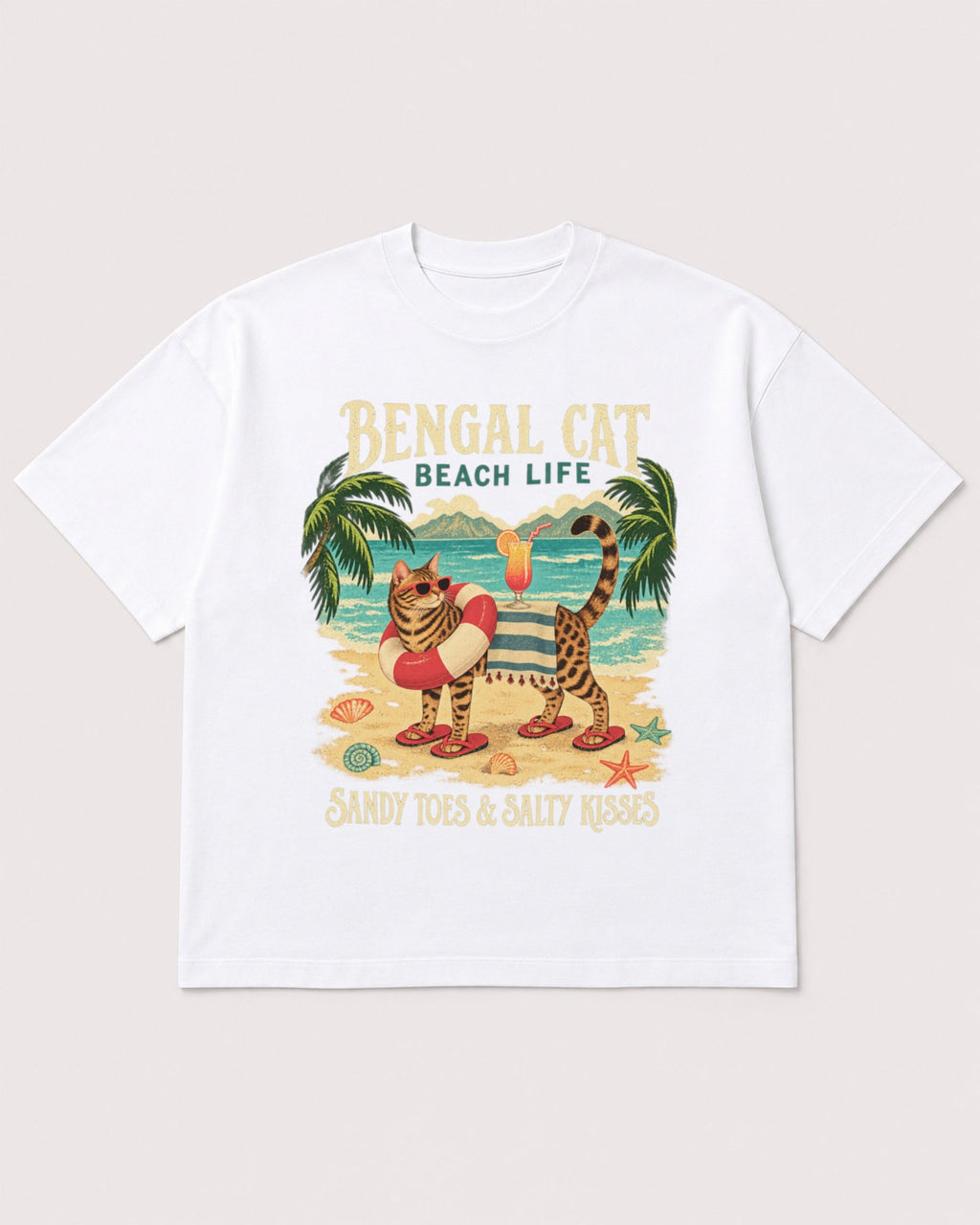 Mockup Boxy Heavyweight Tee White product