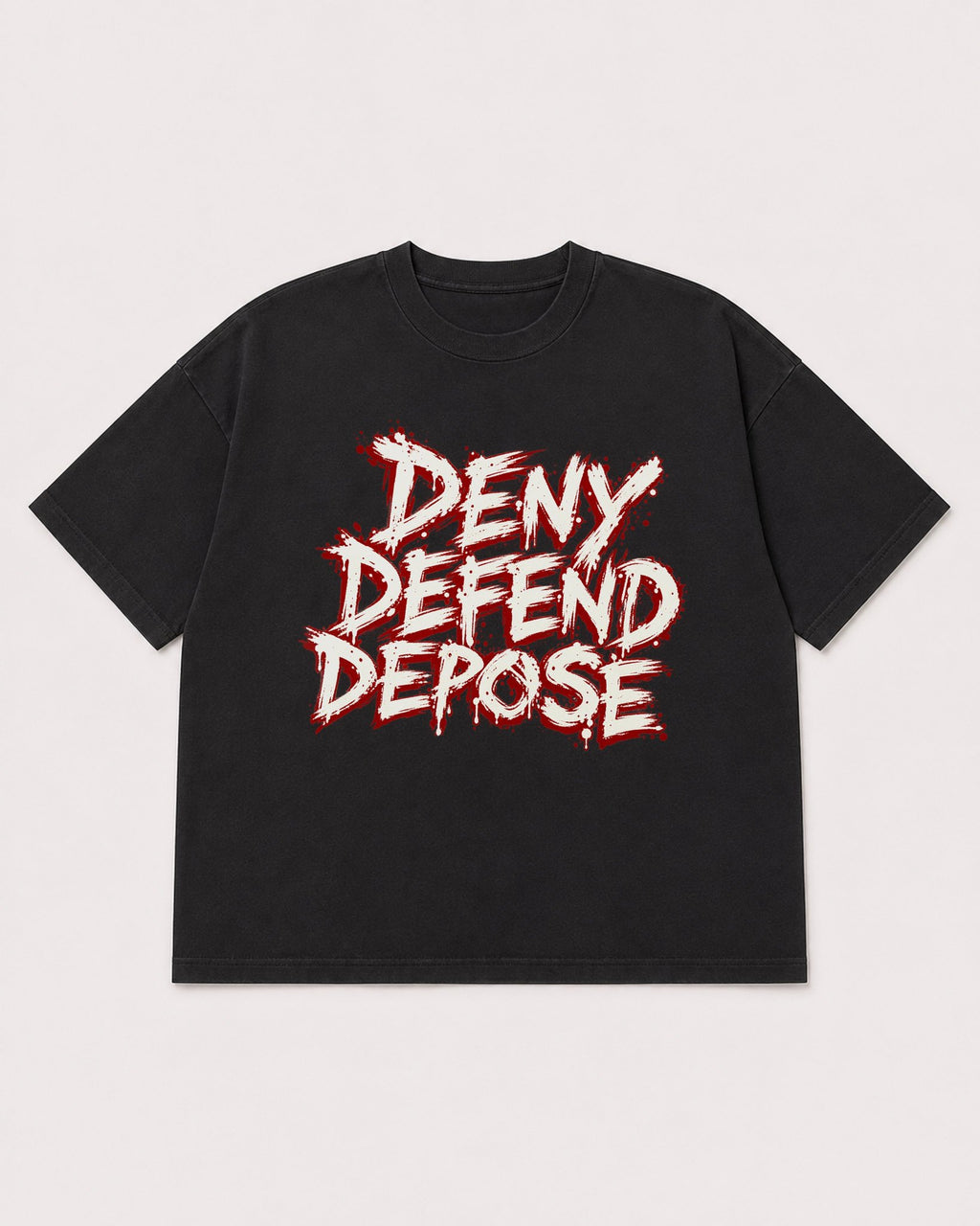 Mockup Boxy Heavyweight Tee Black product