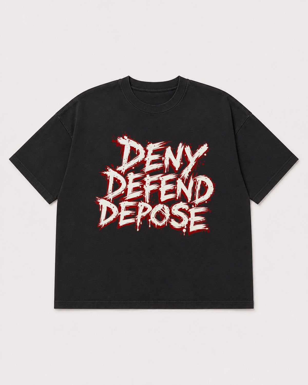 Mockup Boxy Heavyweight Tee Black product