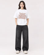 Mockup Boxy Heavyweight Tee White female full-body 03