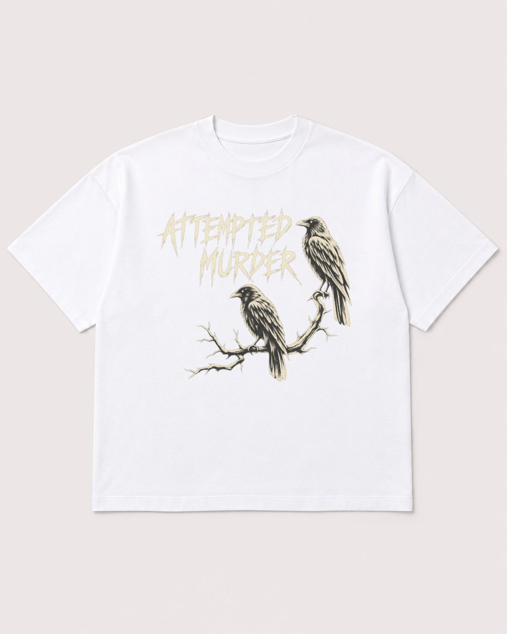Mockup Boxy Heavyweight Tee White product