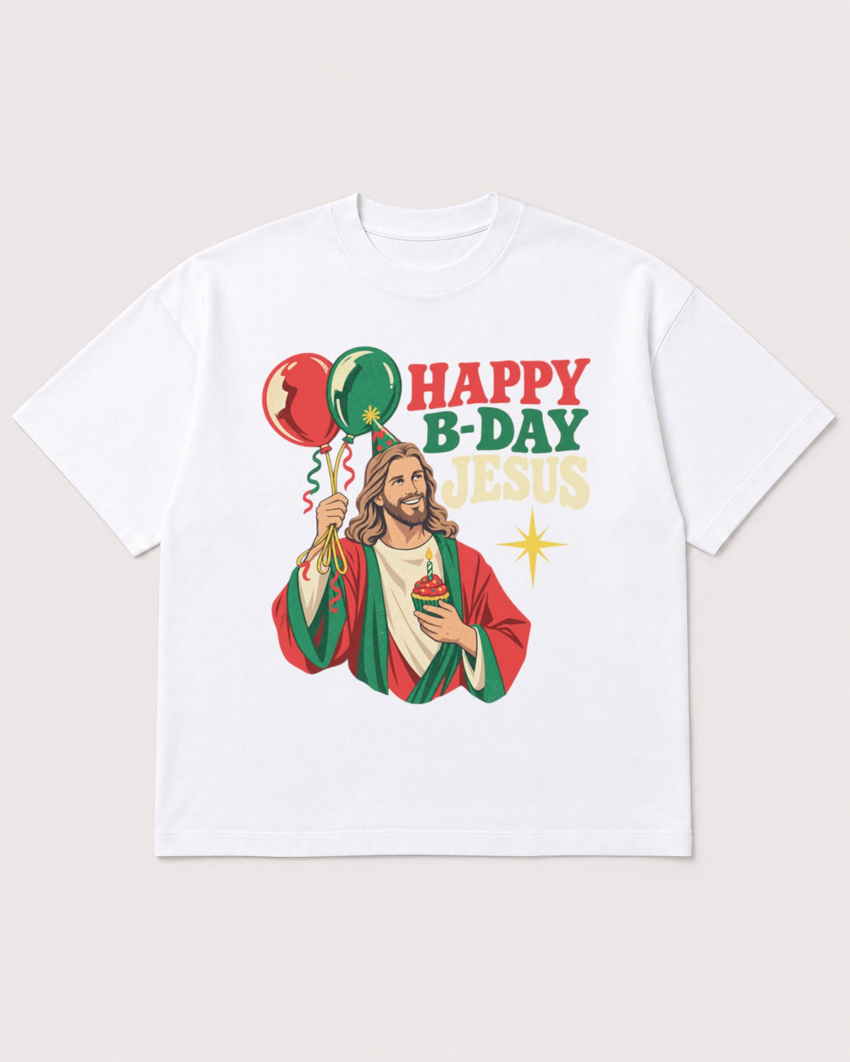 Mockup Boxy Heavyweight Tee White product