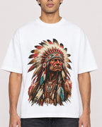 Mockup Boxy Heavyweight Tee White male close-up 10
