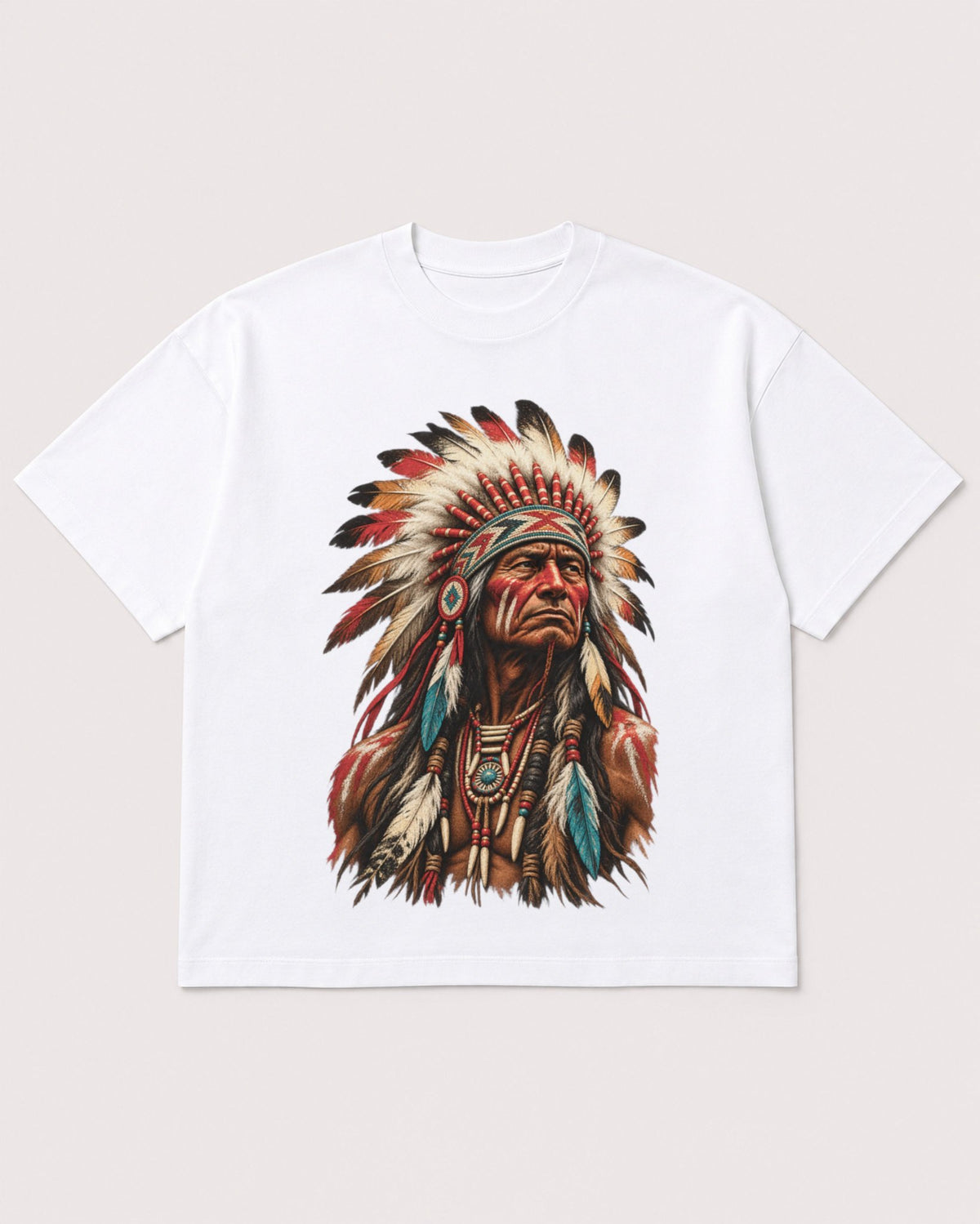 Mockup Boxy Heavyweight Tee White product