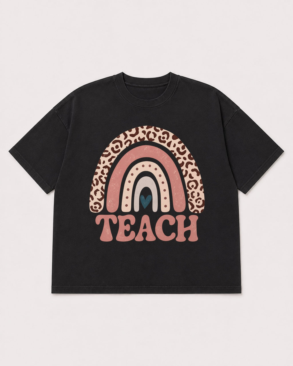 Mockup Boxy Heavyweight Tee Black product
