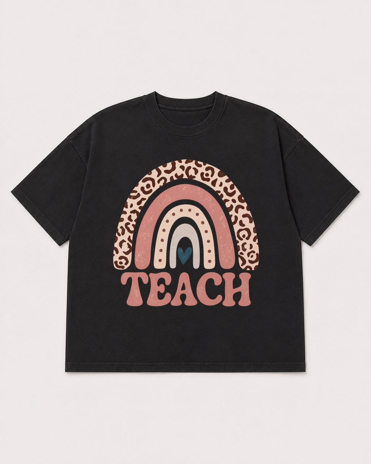 Mockup Boxy Heavyweight Tee Black product