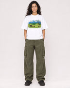 Mockup Boxy Heavyweight Tee White female full-body 07