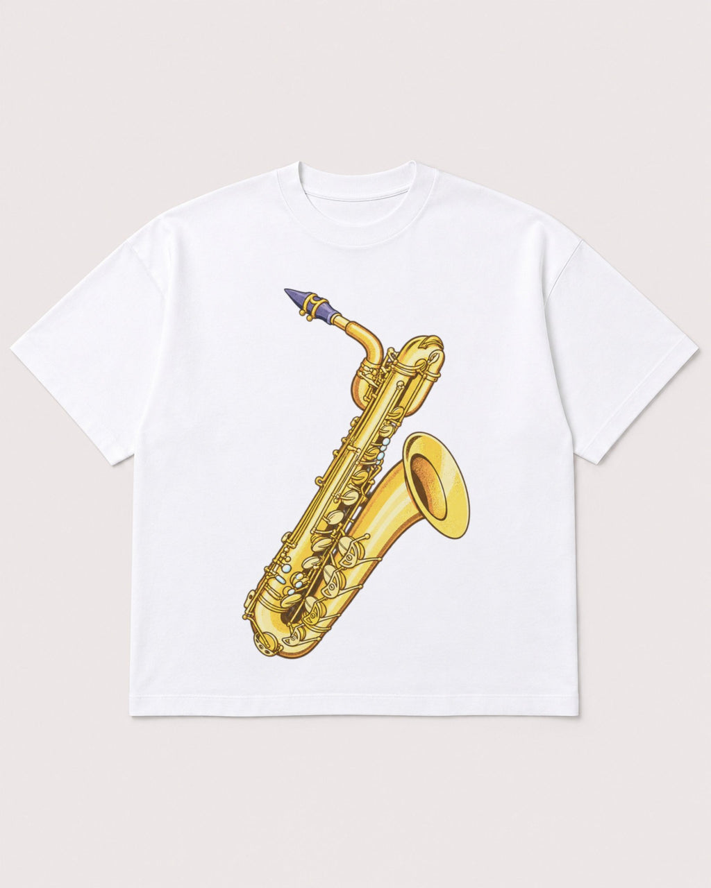 Mockup Boxy Heavyweight Tee White product