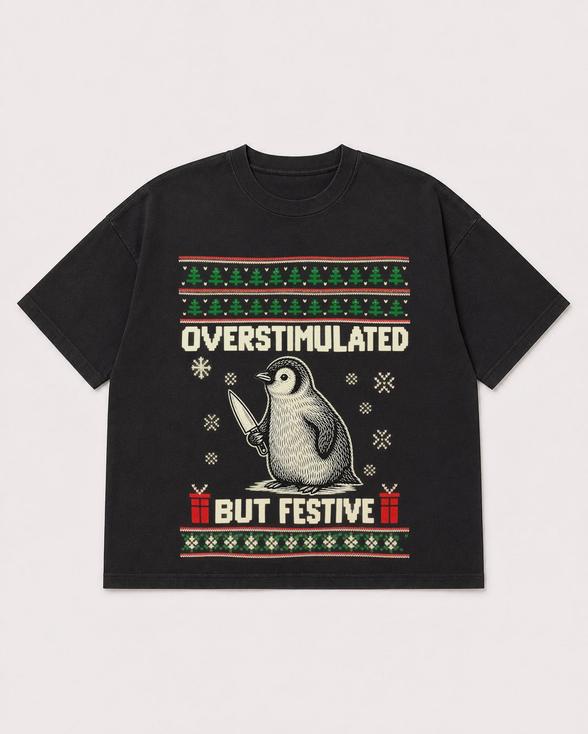 Mockup Boxy Heavyweight Tee Black product