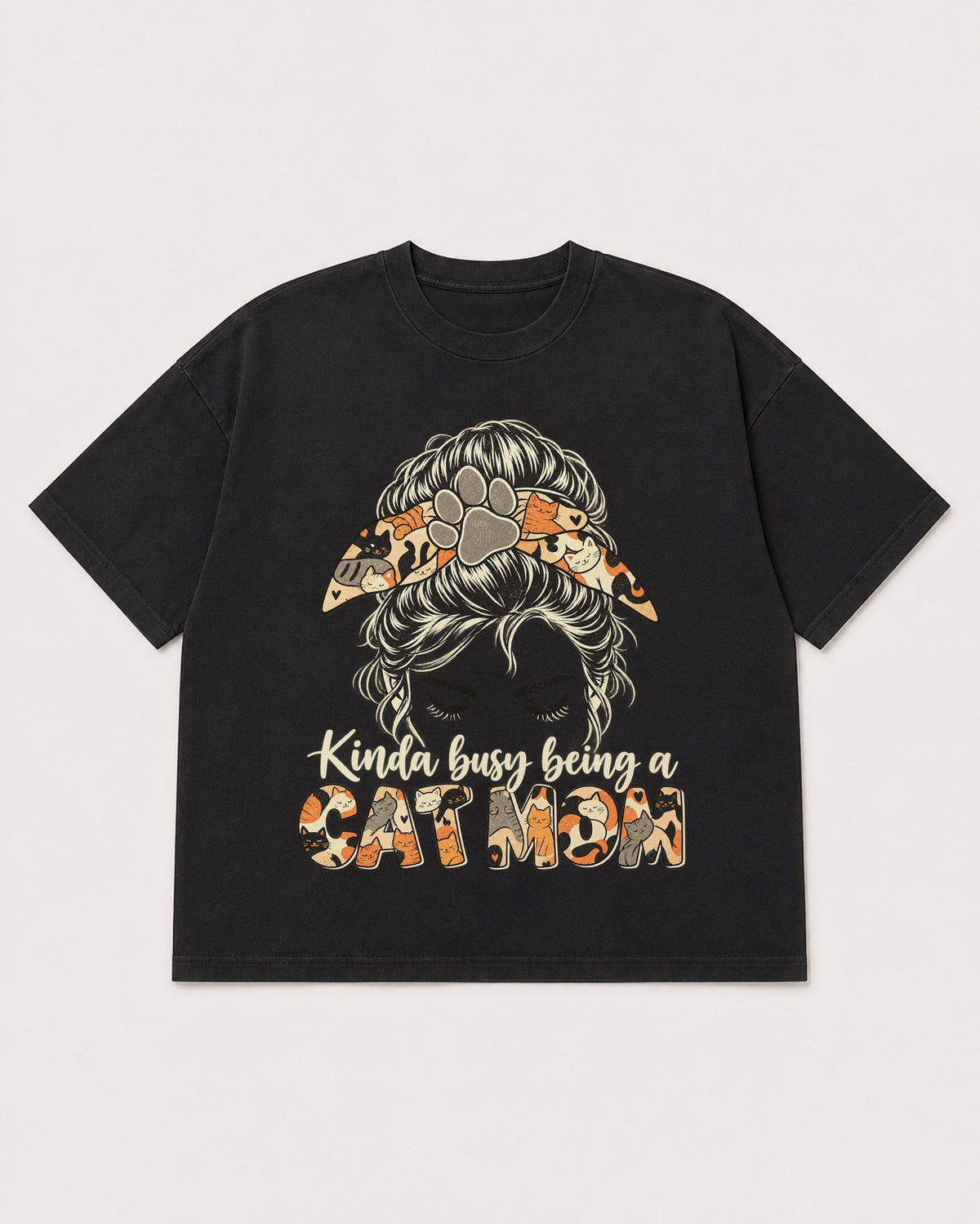 Mockup Boxy Heavyweight Tee Black product