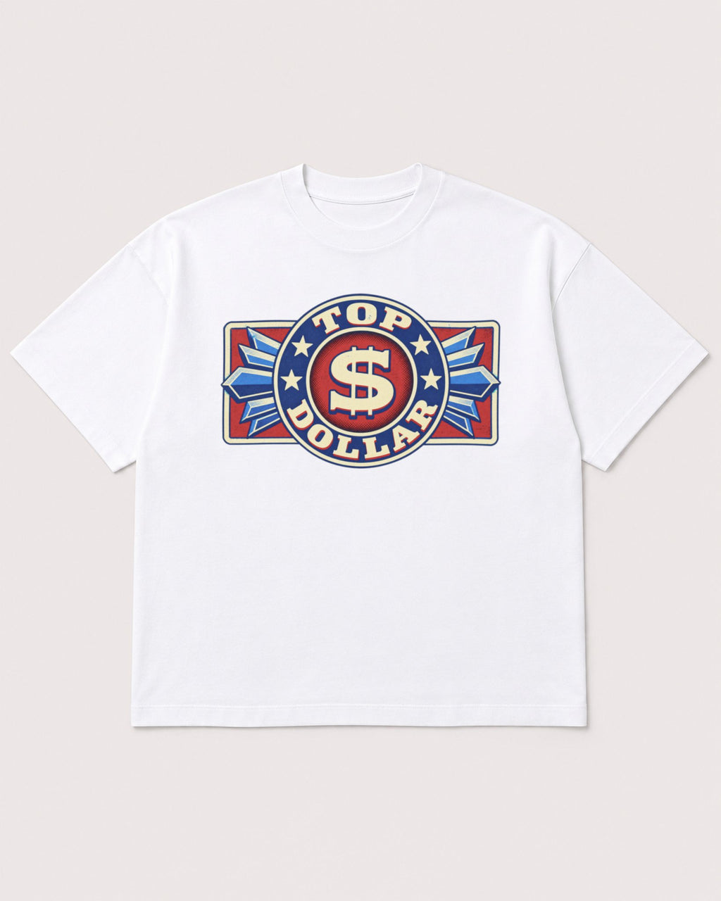 Mockup Boxy Heavyweight Tee White product