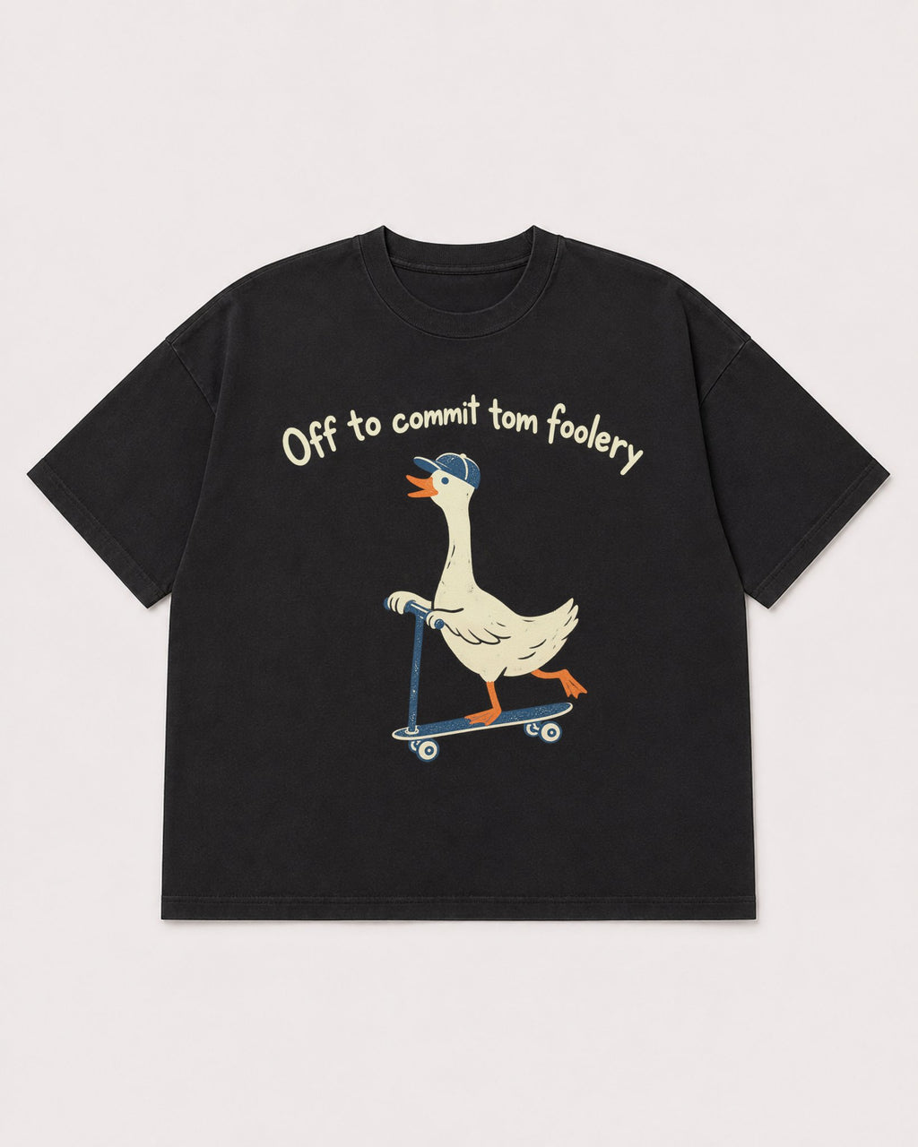 Mockup Boxy Heavyweight Tee Black product