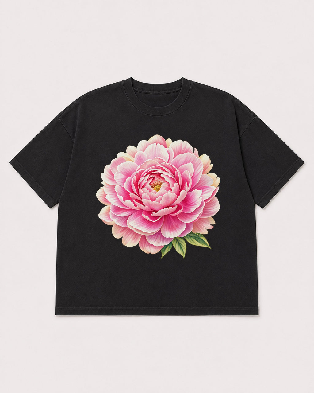 Mockup Boxy Heavyweight Tee Black product