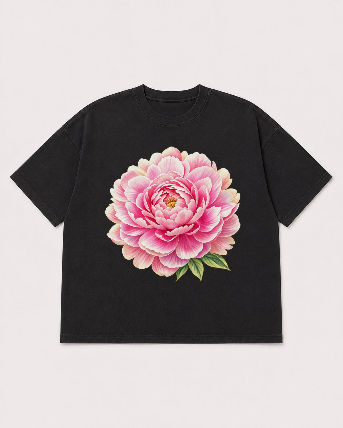 Mockup Boxy Heavyweight Tee Black product
