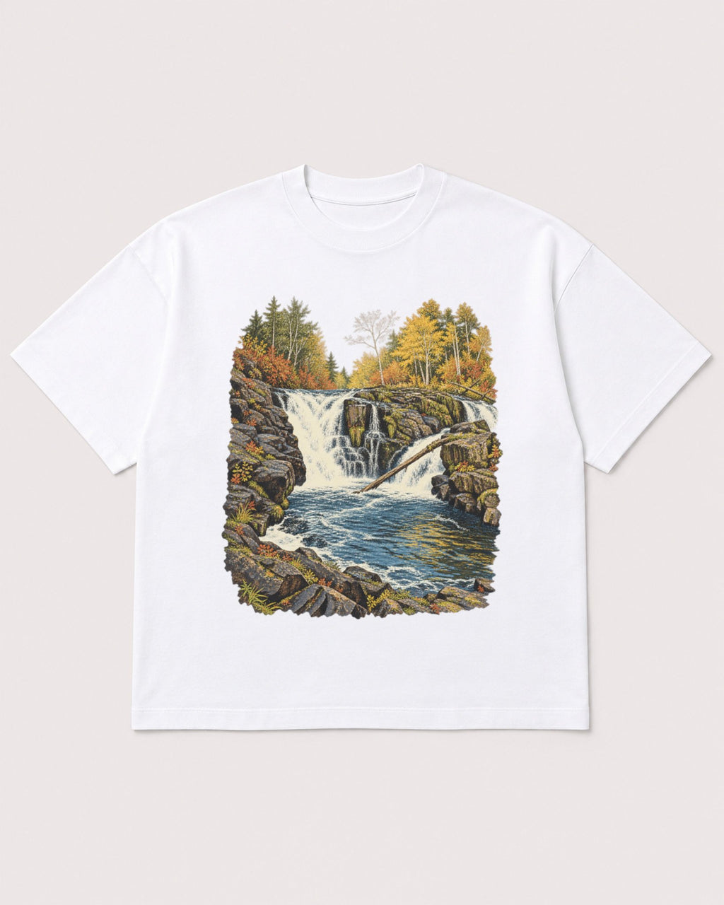 Mockup Boxy Heavyweight Tee White product