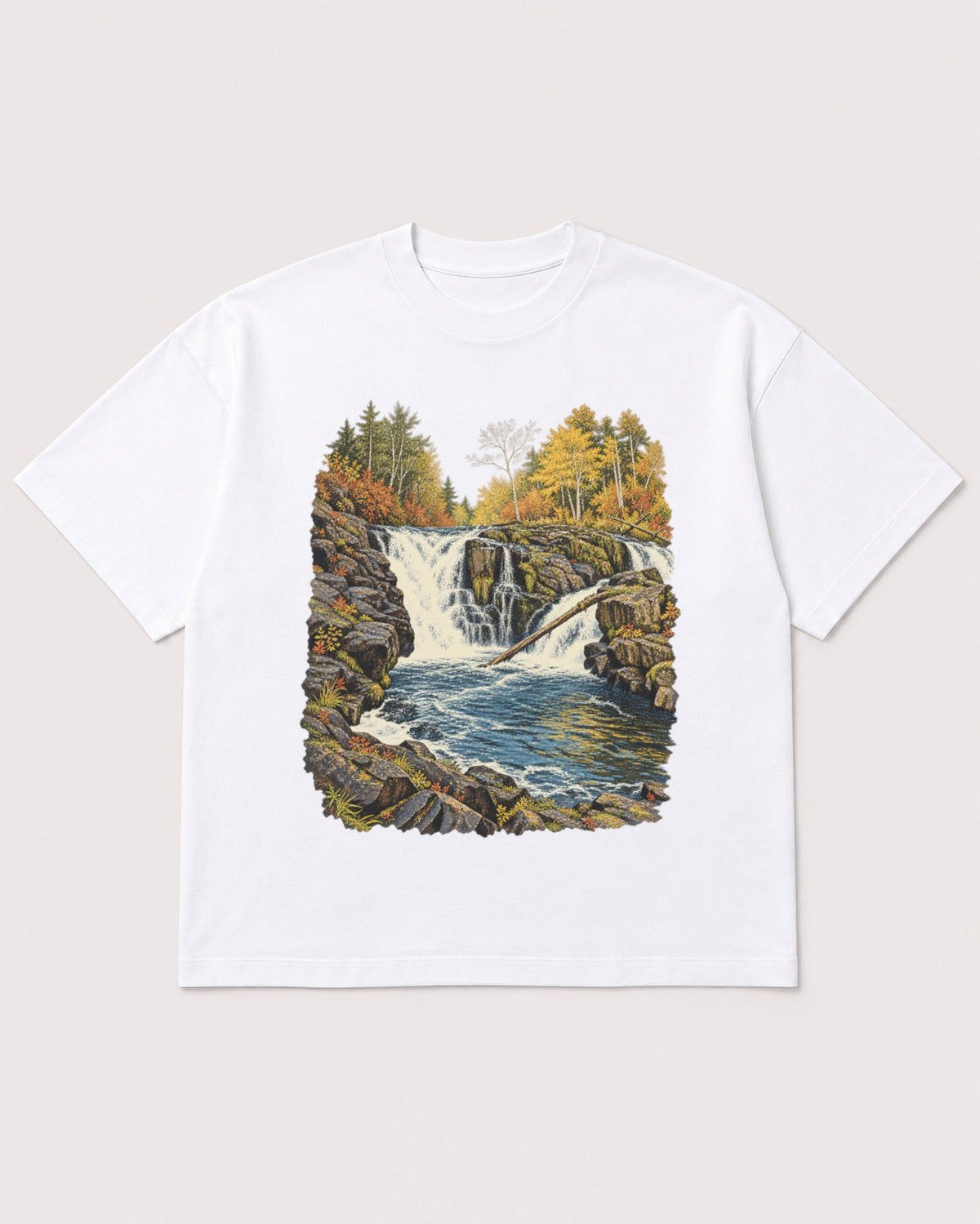 Mockup Boxy Heavyweight Tee White product