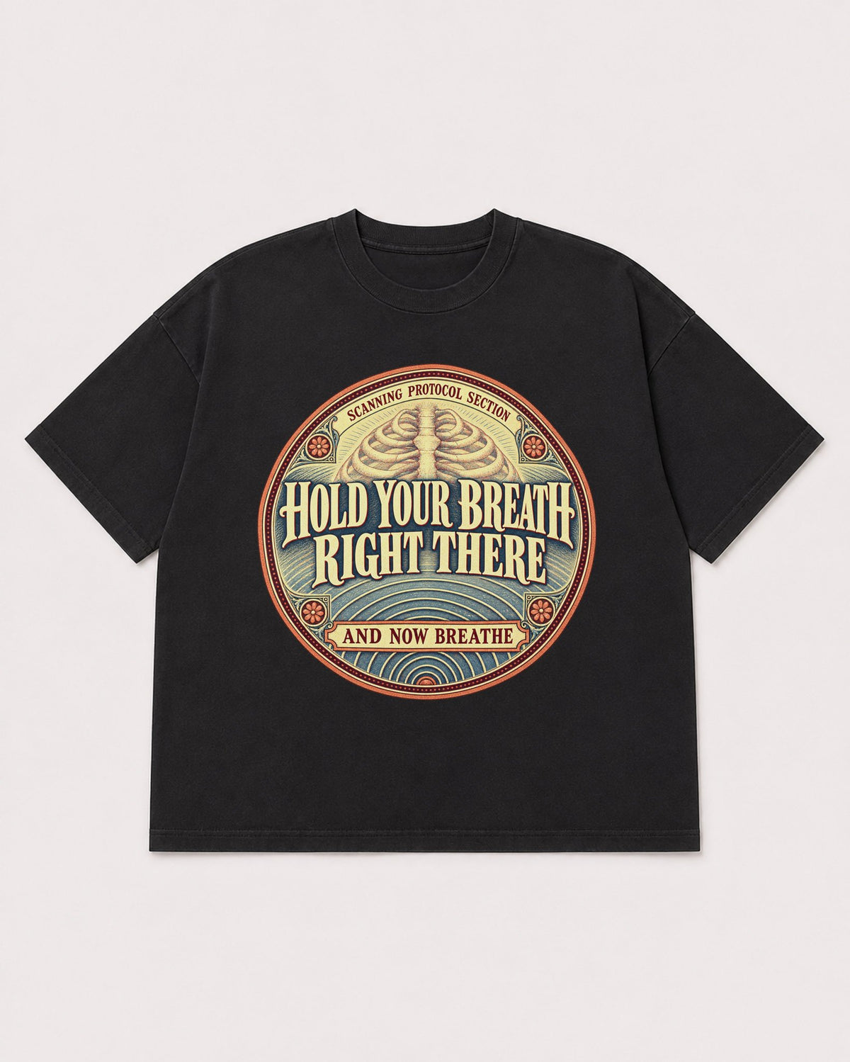 Mockup Boxy Heavyweight Tee Black product